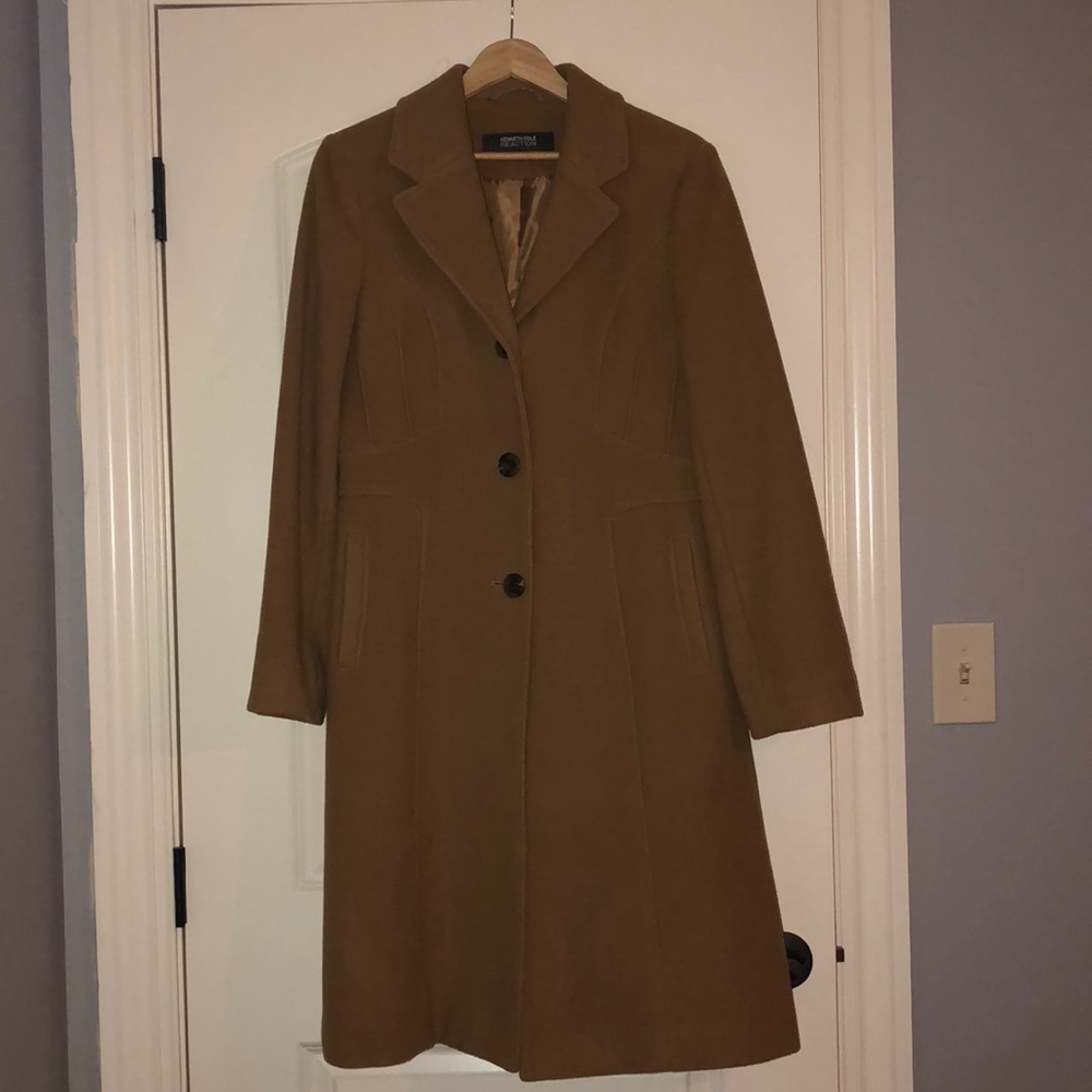 Kenneth Cole Reaction Wool Long Coat